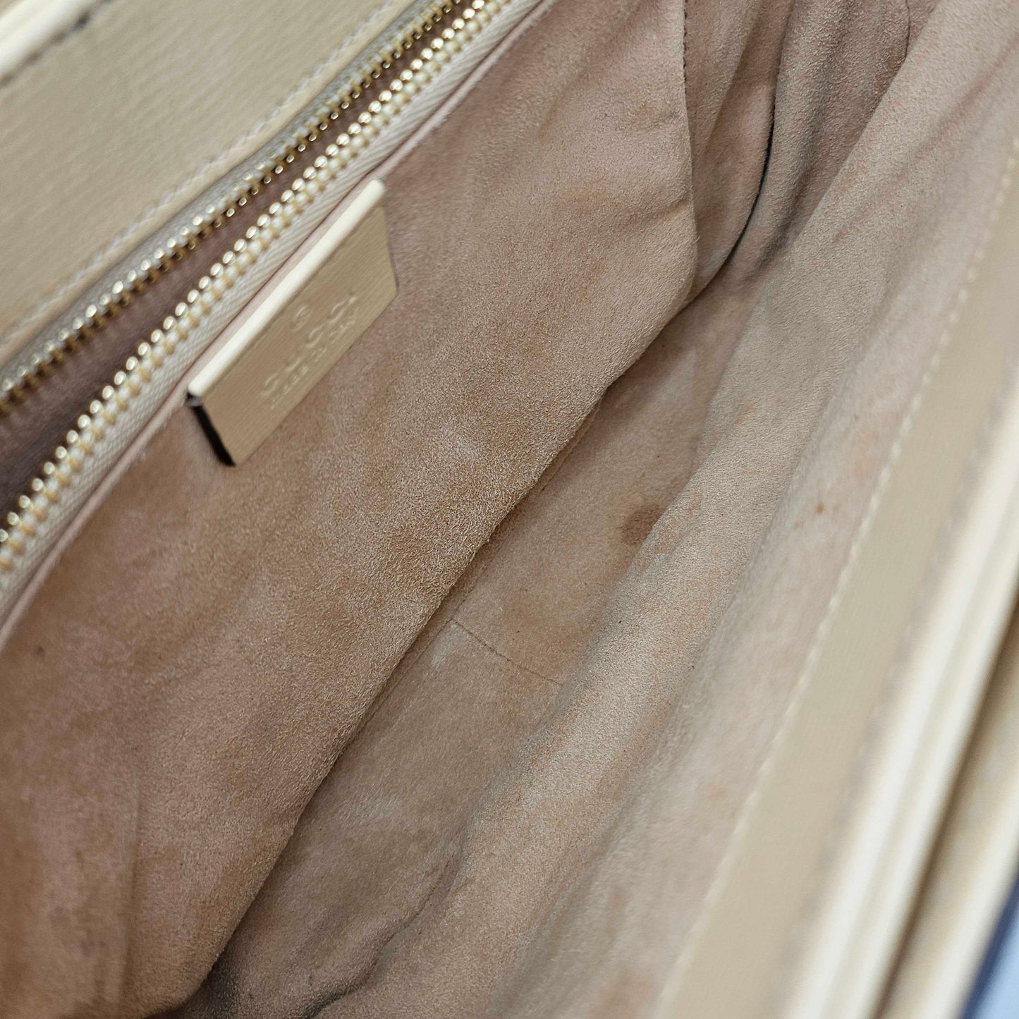 Horsebit 1955 Leather Shoulder Bag in Bubble Tea [ReSale]