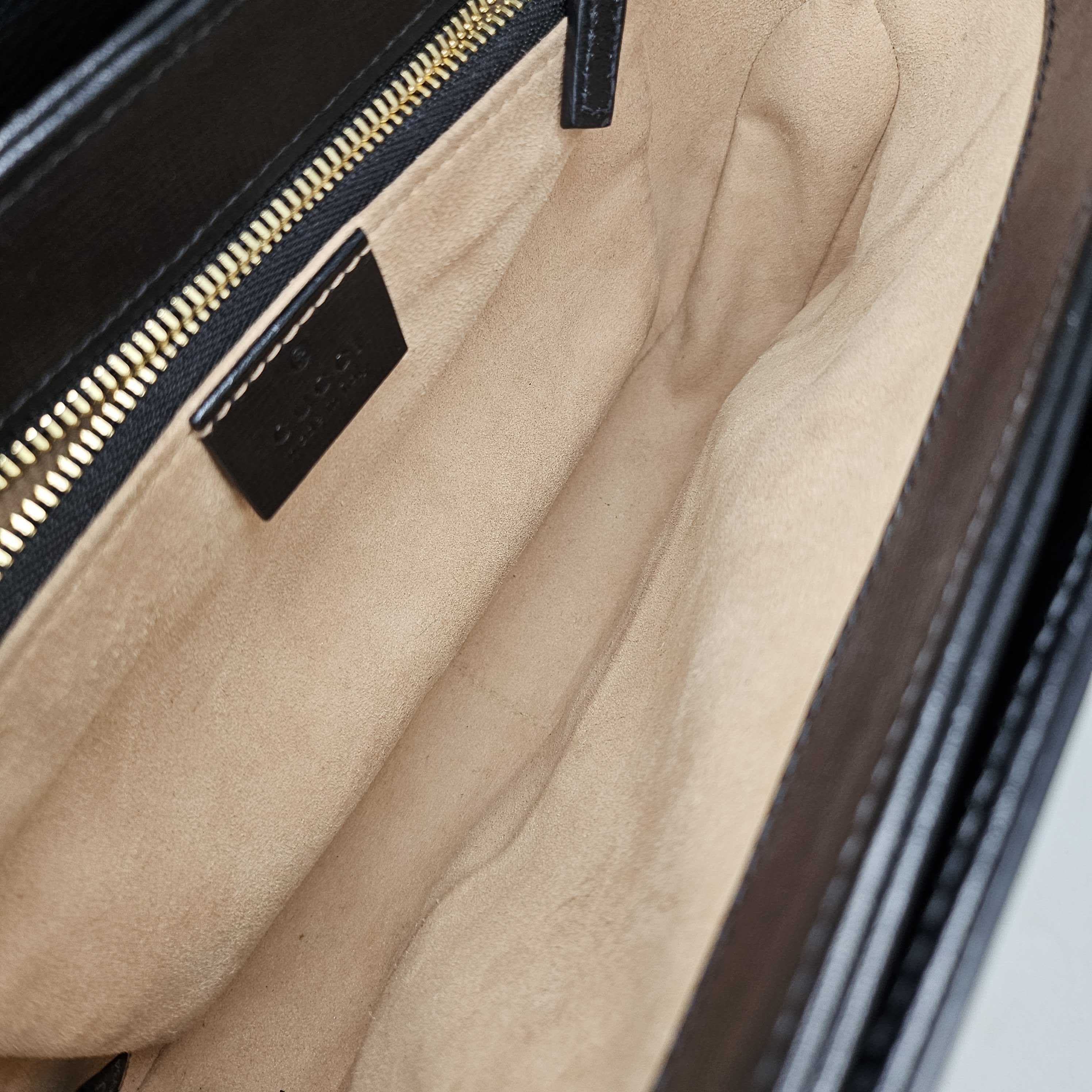 Horsebit 1955 Leather Shoulder Bag in Black [ReSale]