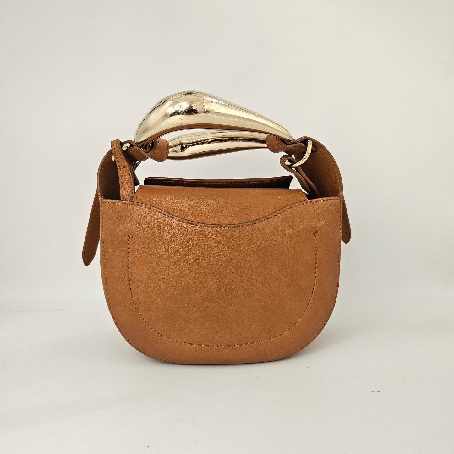 Kiss Small Leather Tote in Tan [ReSale]