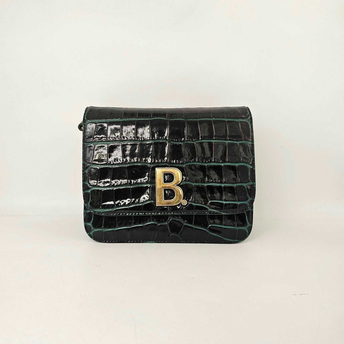 B Small Crossbody Bag in Dark Green [ReSale]
