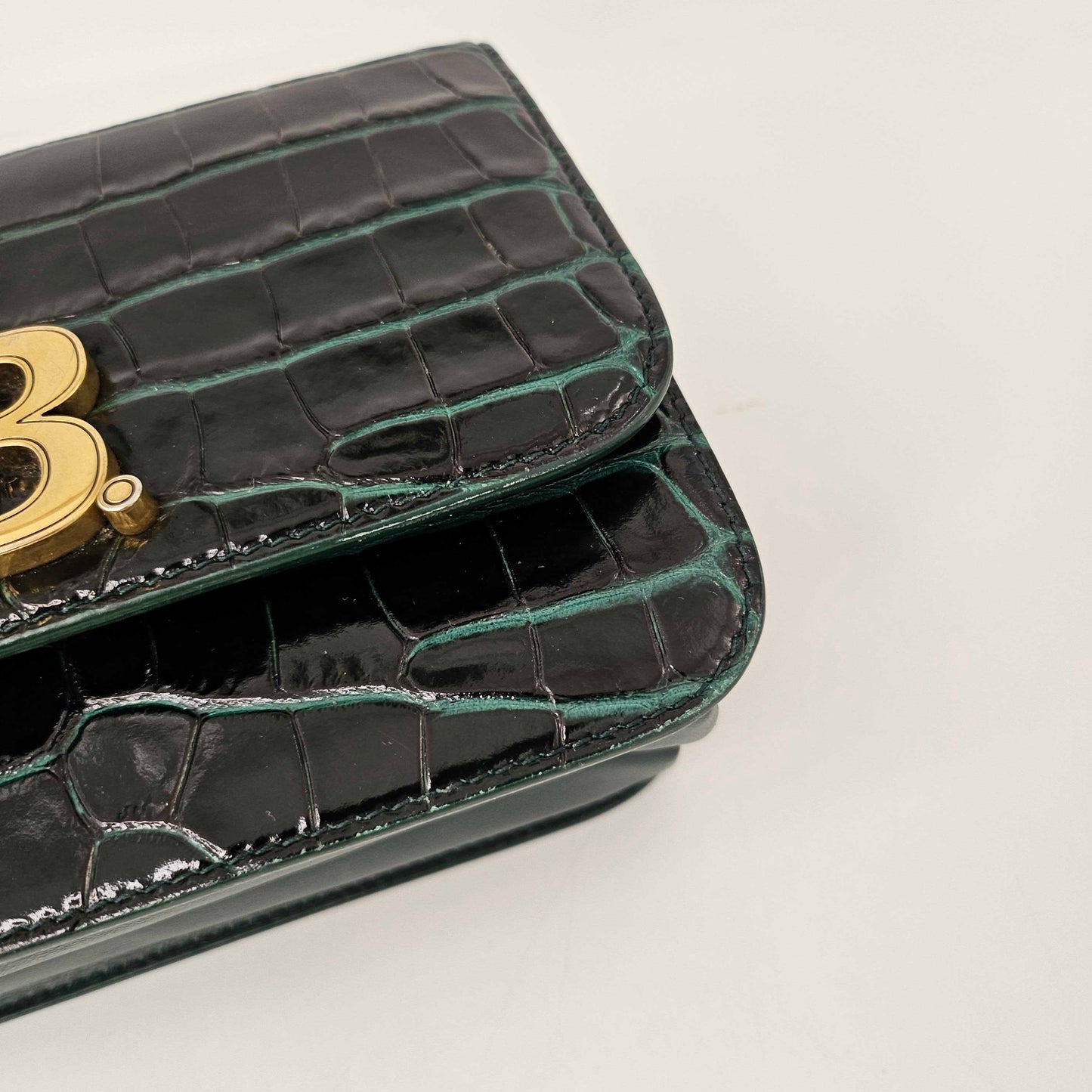 B Small Crossbody Bag in Dark Green [ReSale]