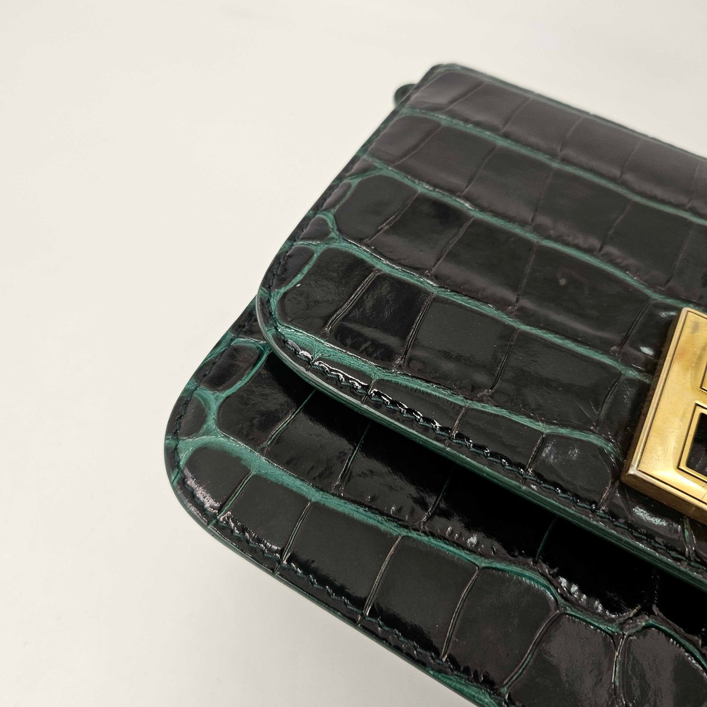 B Small Crossbody Bag in Dark Green [ReSale]
