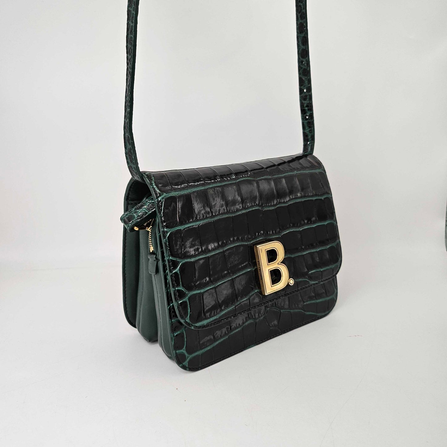 B Small Crossbody Bag in Dark Green [ReSale]