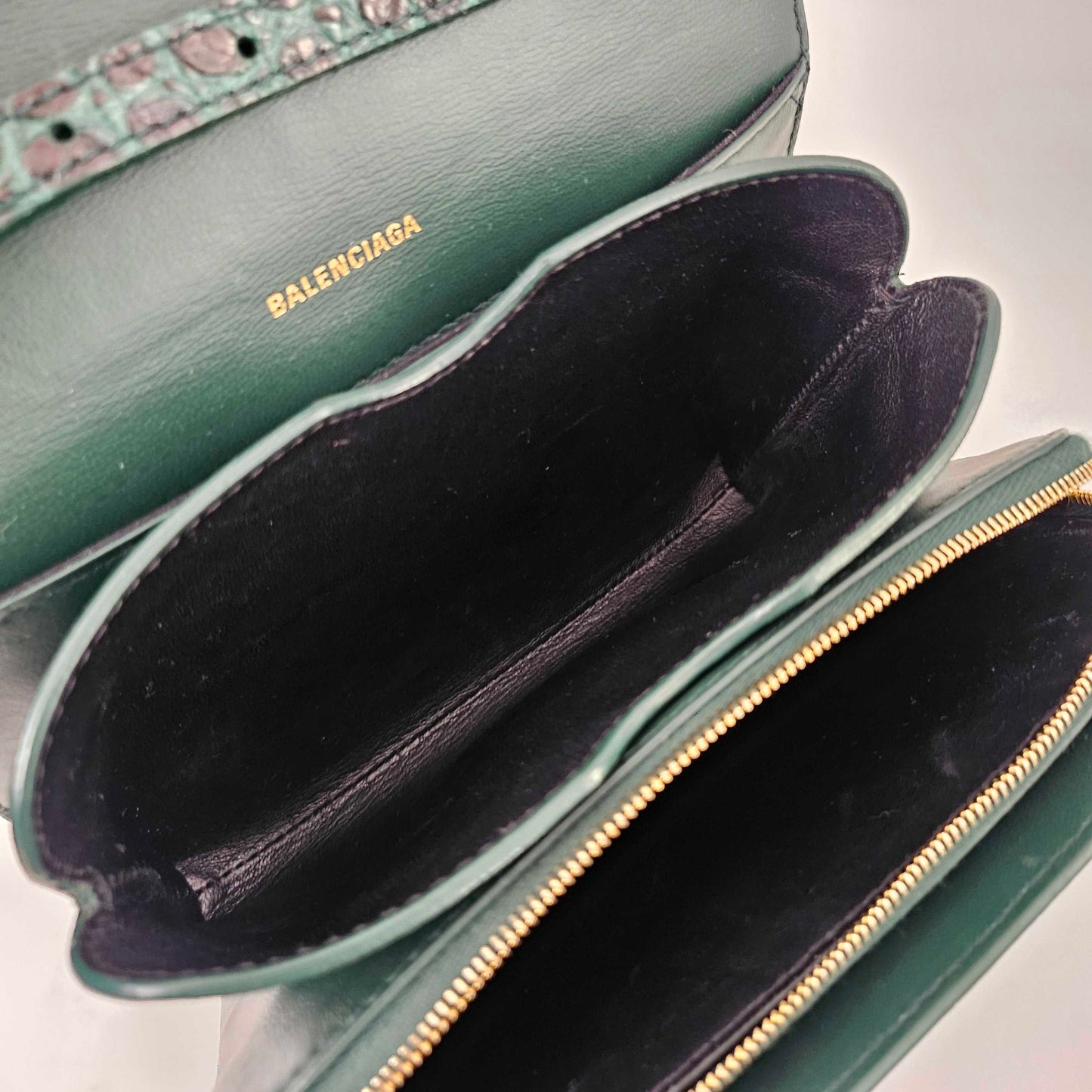 B Small Crossbody Bag in Dark Green [ReSale]