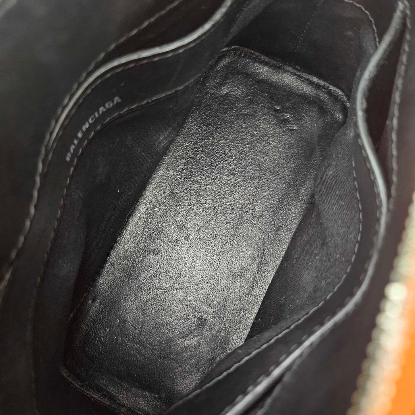 XXS Ville Embossed Leather Tote in Orange [ReSale]