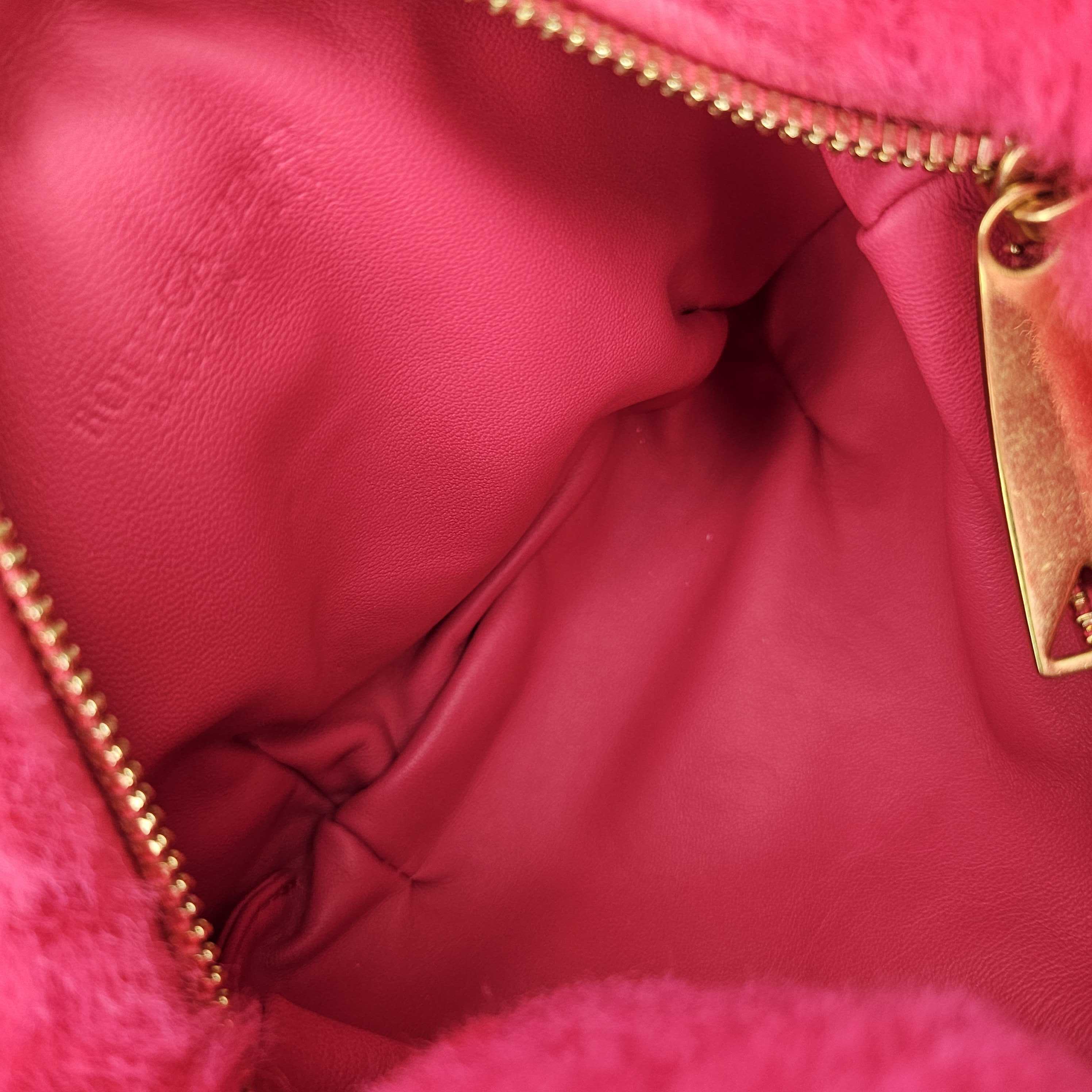 Mini Jodie Bag in Hot Pink Shearling [ReSale]