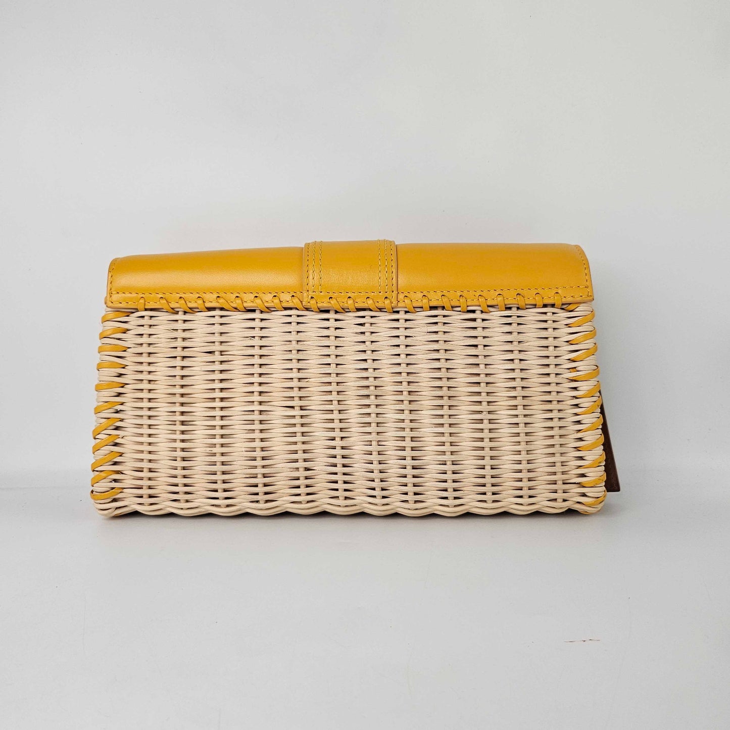 Le Bambino Long Osier Shoulder Bag in Yellow [ReSale]