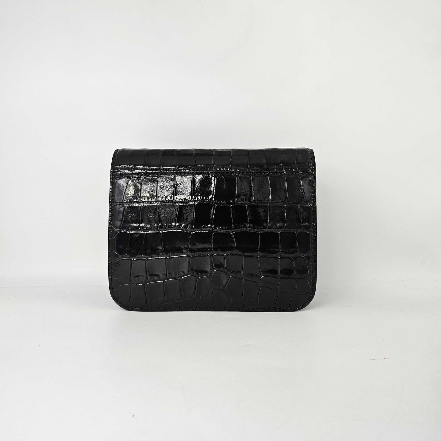B Small Embossed Crossbody Bag in Black [ReSale]