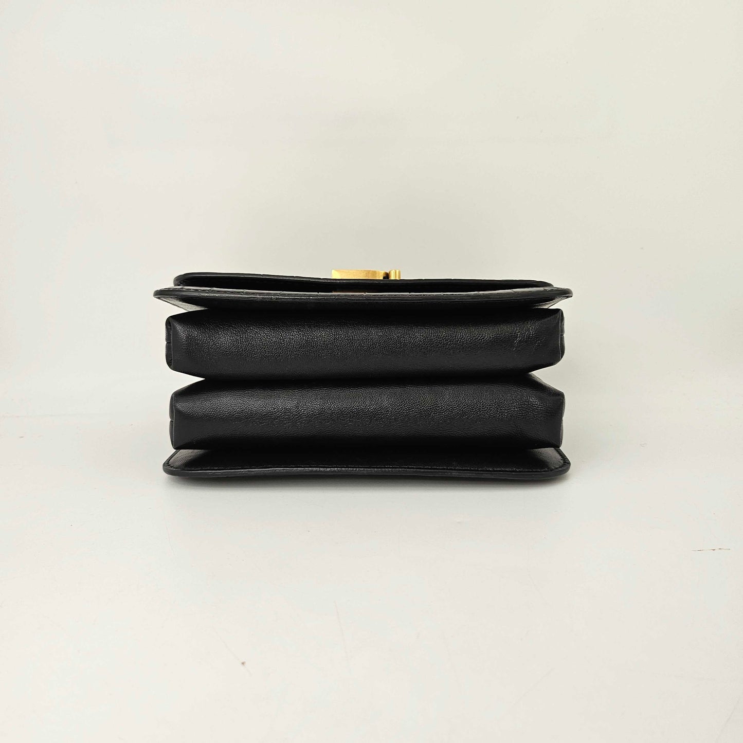 B Small Embossed Crossbody Bag in Black [ReSale]