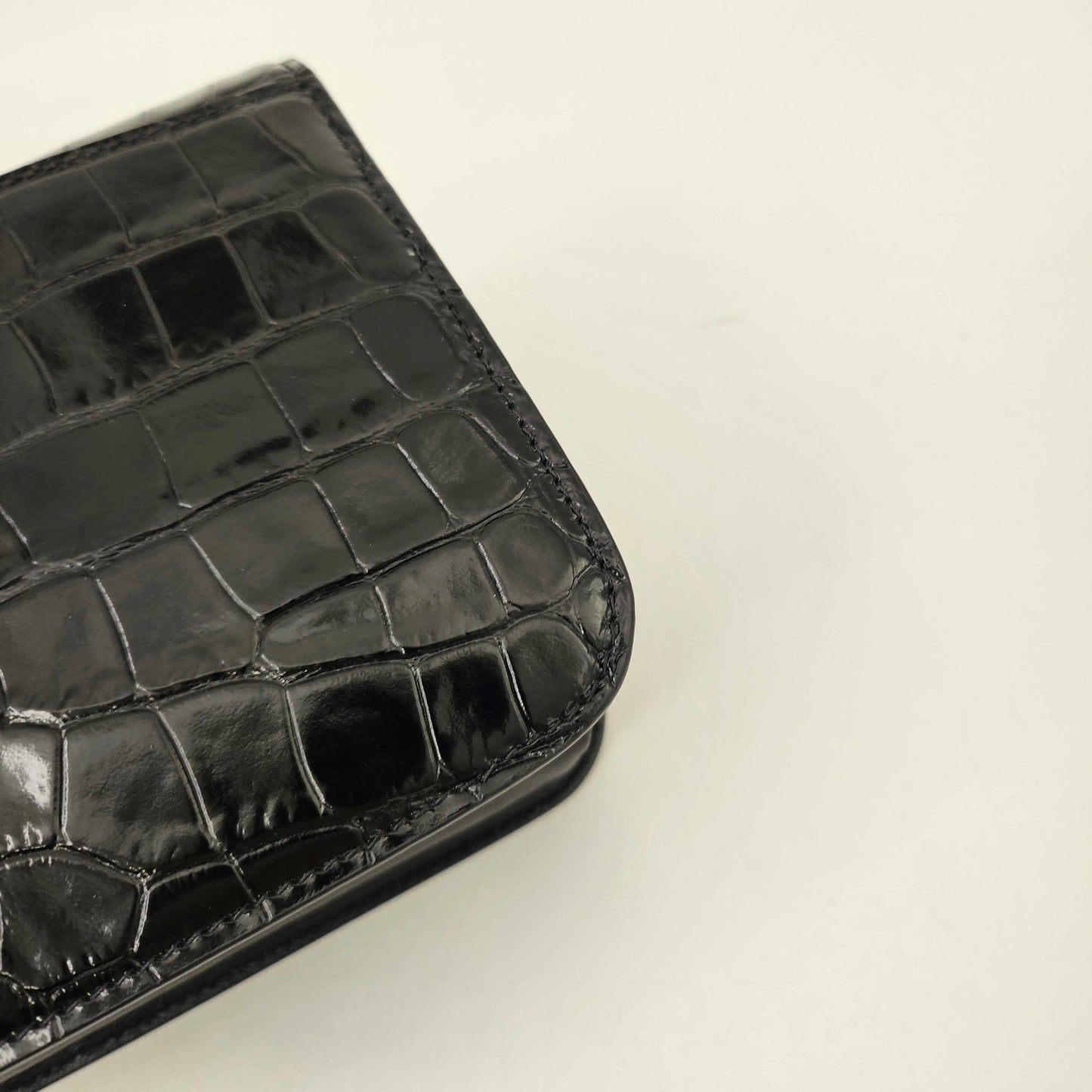 B Small Embossed Crossbody Bag in Black [ReSale]