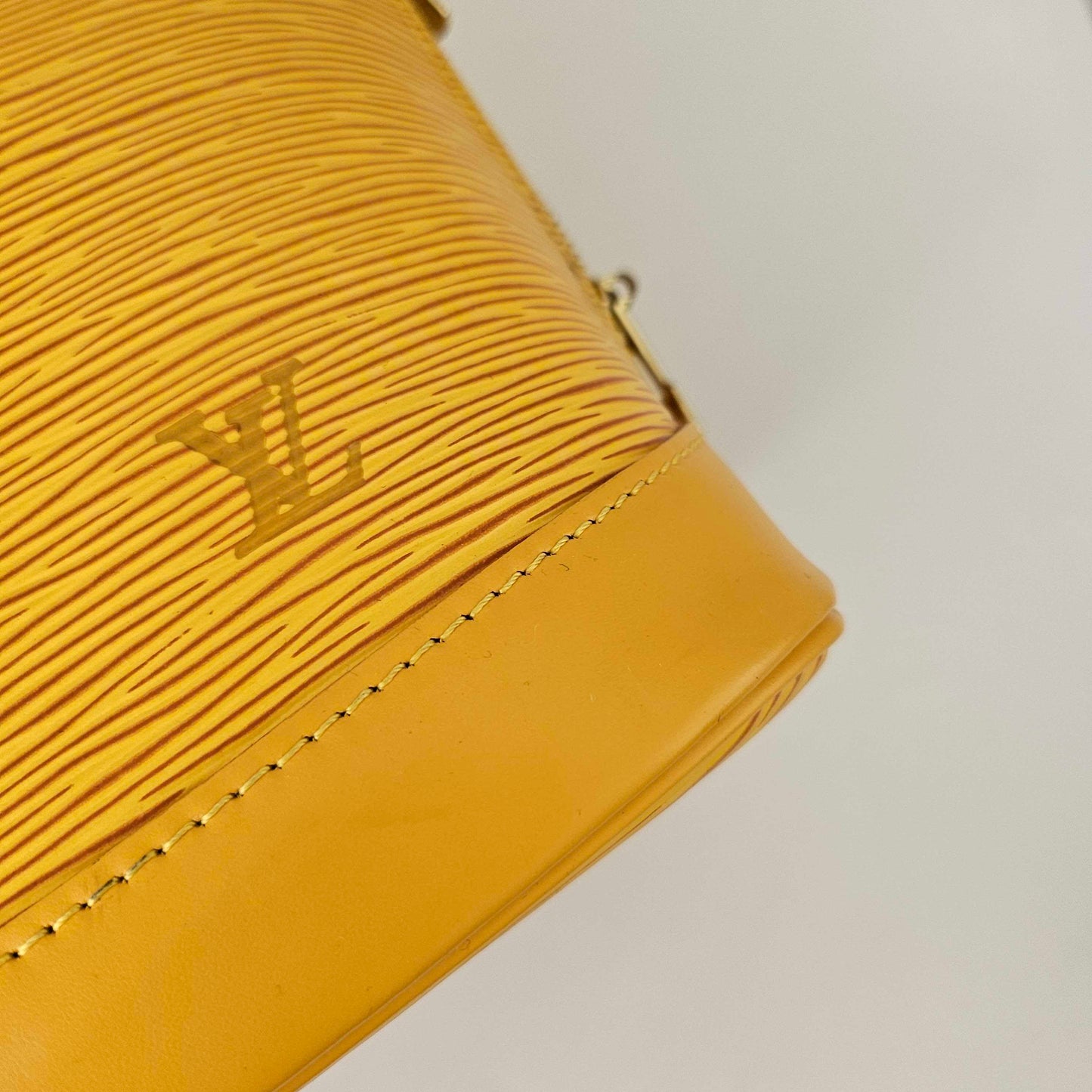 Alma MM Bag in Yellow Epi Leather [ReSale]