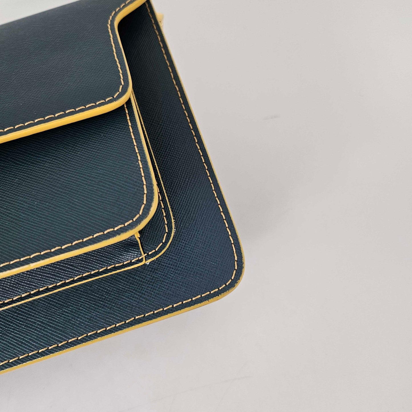 Trunk Shoulder Bag in Oil Blue [ReSale]