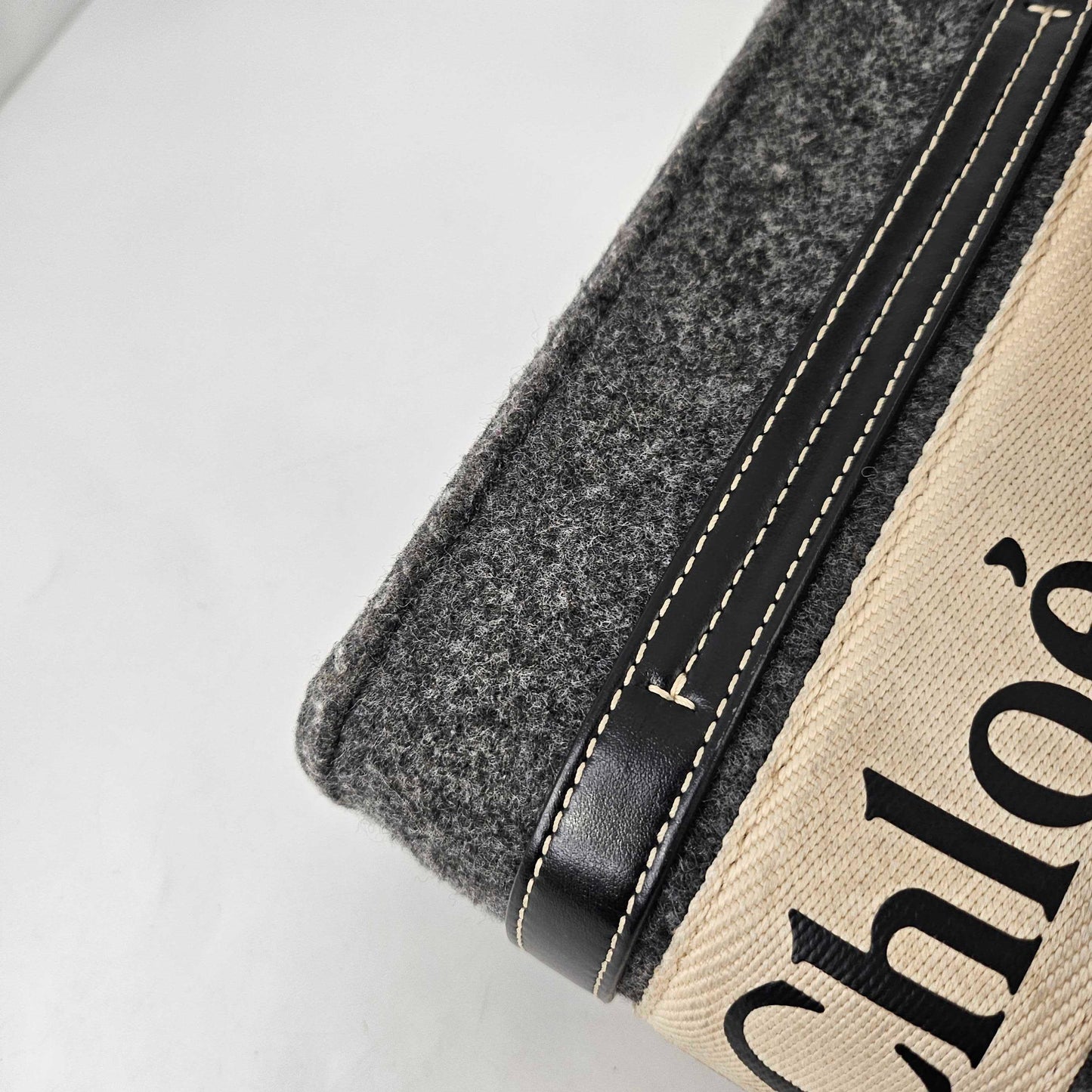 Small Woody Tote Bag in Grey [ReSale]