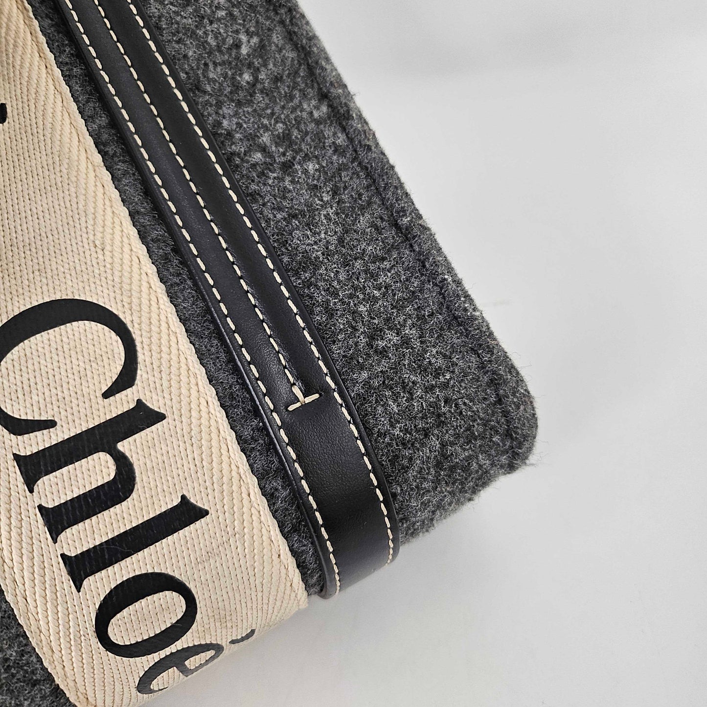 Small Woody Tote Bag in Grey [ReSale]
