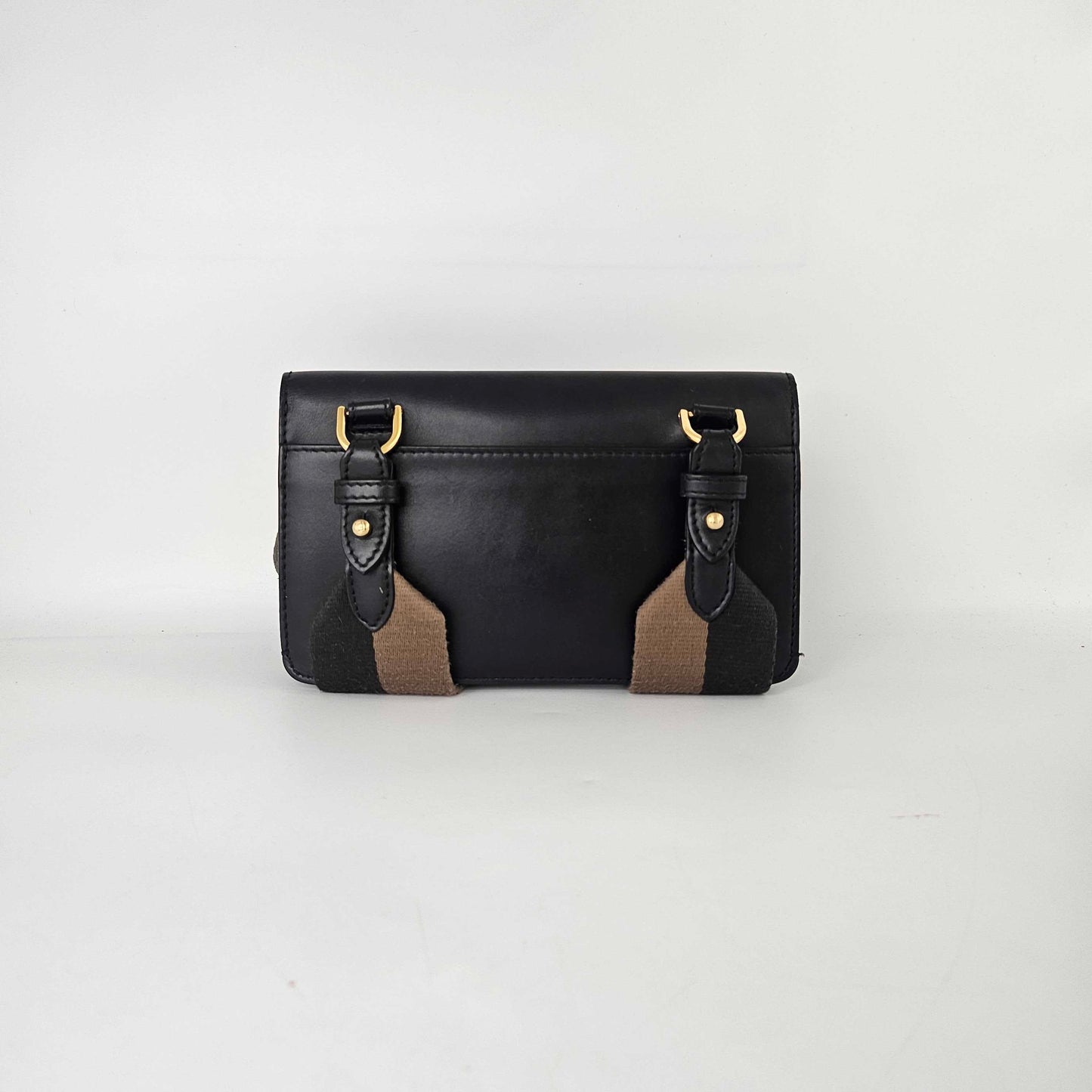 Flat Baguette Mini Crossbody Bag in Black [ReSale]