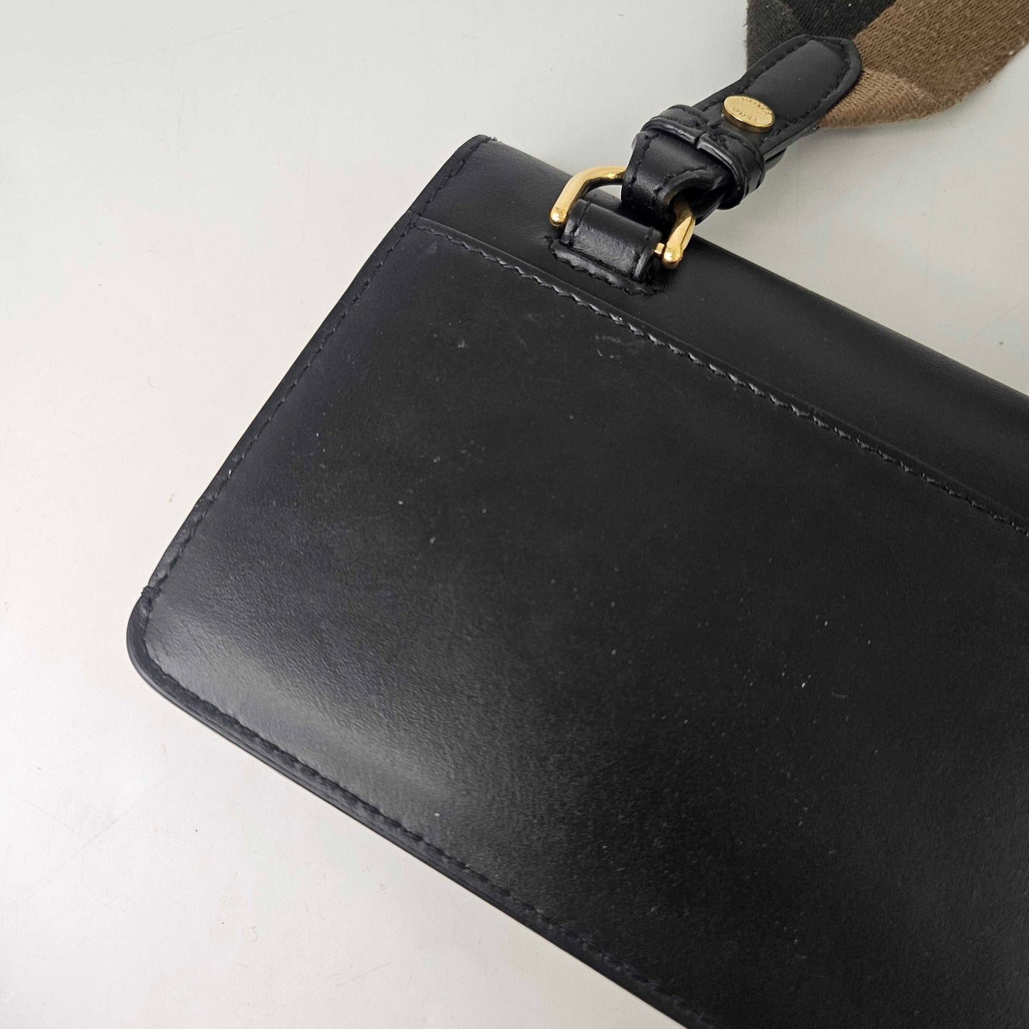 Flat Baguette Mini Crossbody Bag in Black [ReSale]