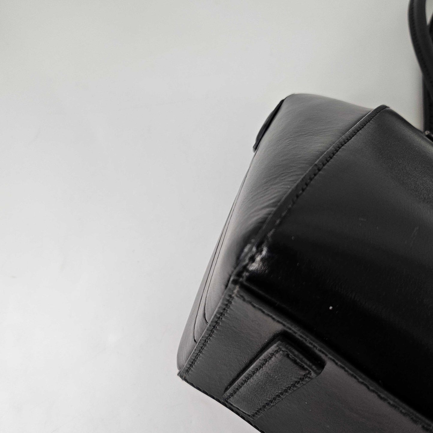 Antigona Lock Mini Leather Bag in Black [ReSale]