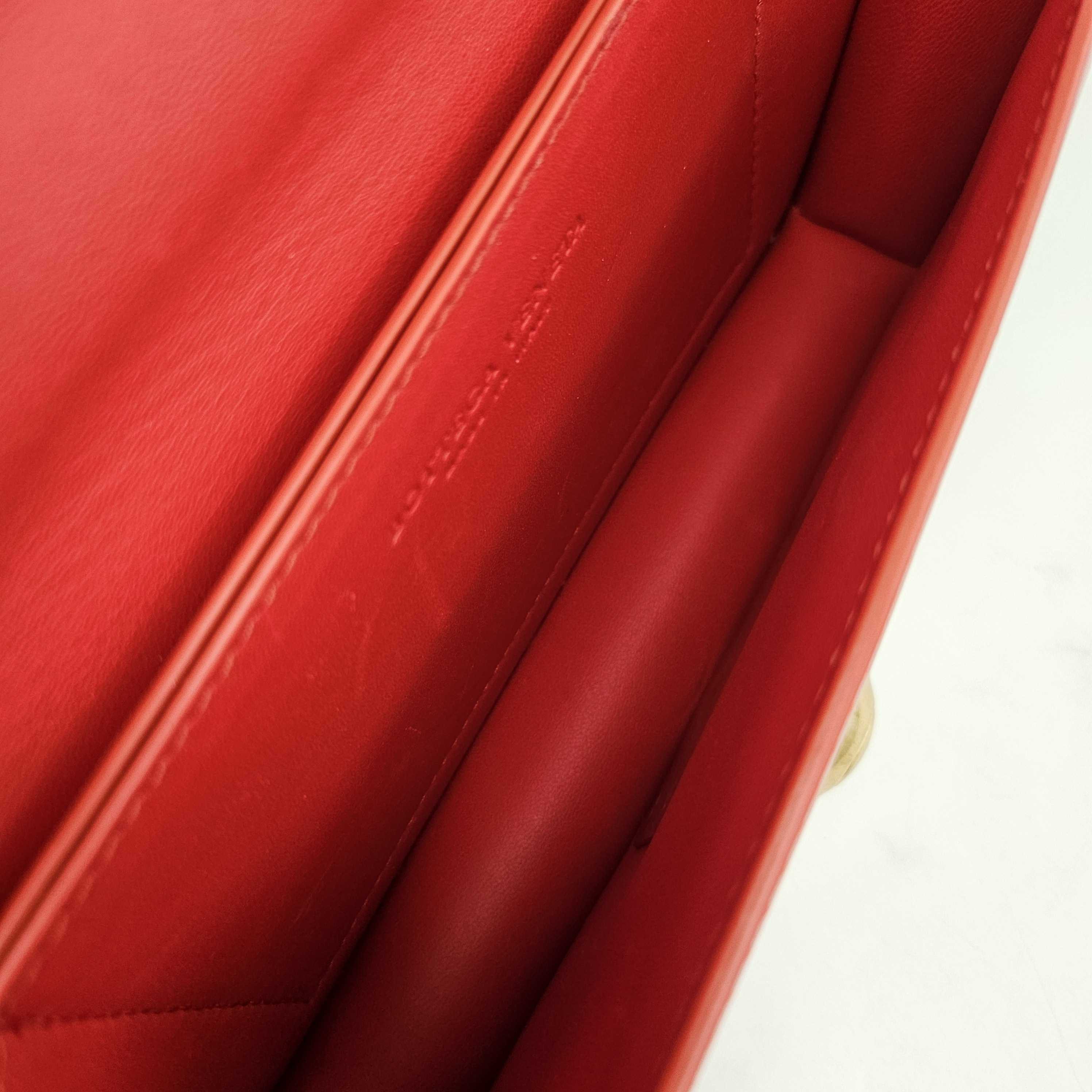 The Classic Mini Leather Shoulder Bag in Red [ReSale]