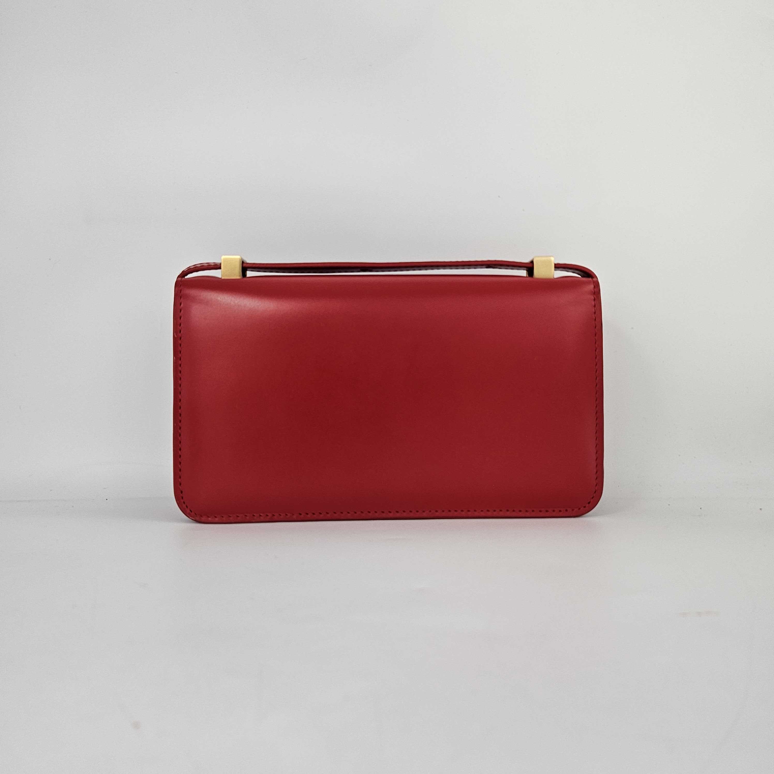 The Classic Mini Leather Shoulder Bag in Red [ReSale]