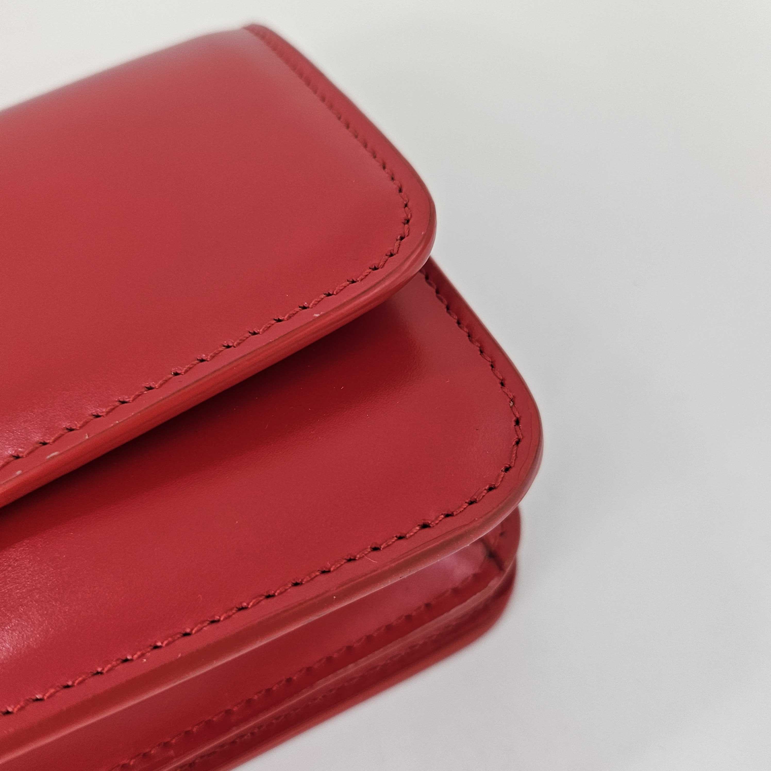 The Classic Mini Leather Shoulder Bag in Red [ReSale]