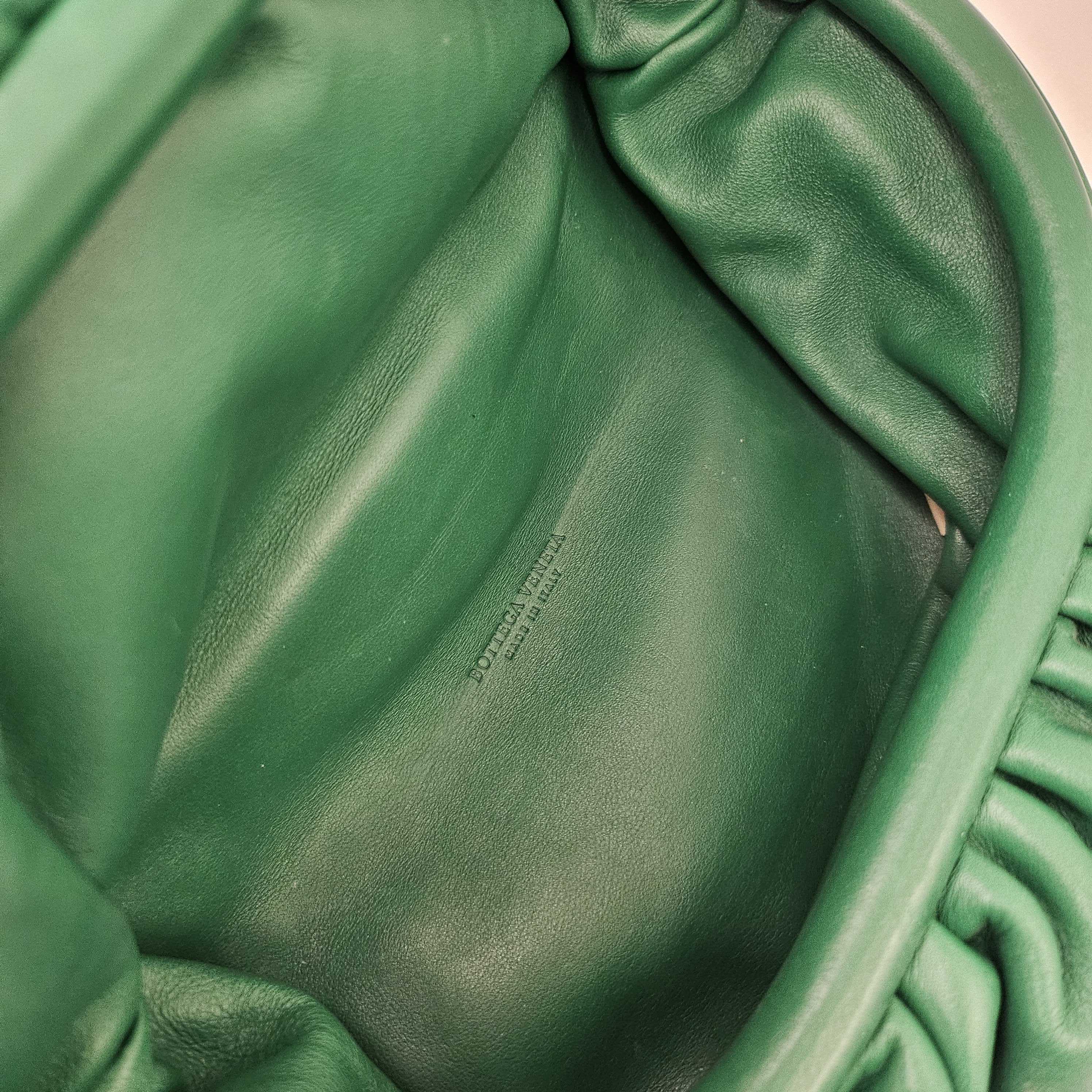 Belt Chain Pouch in Green Leather [ReSale]