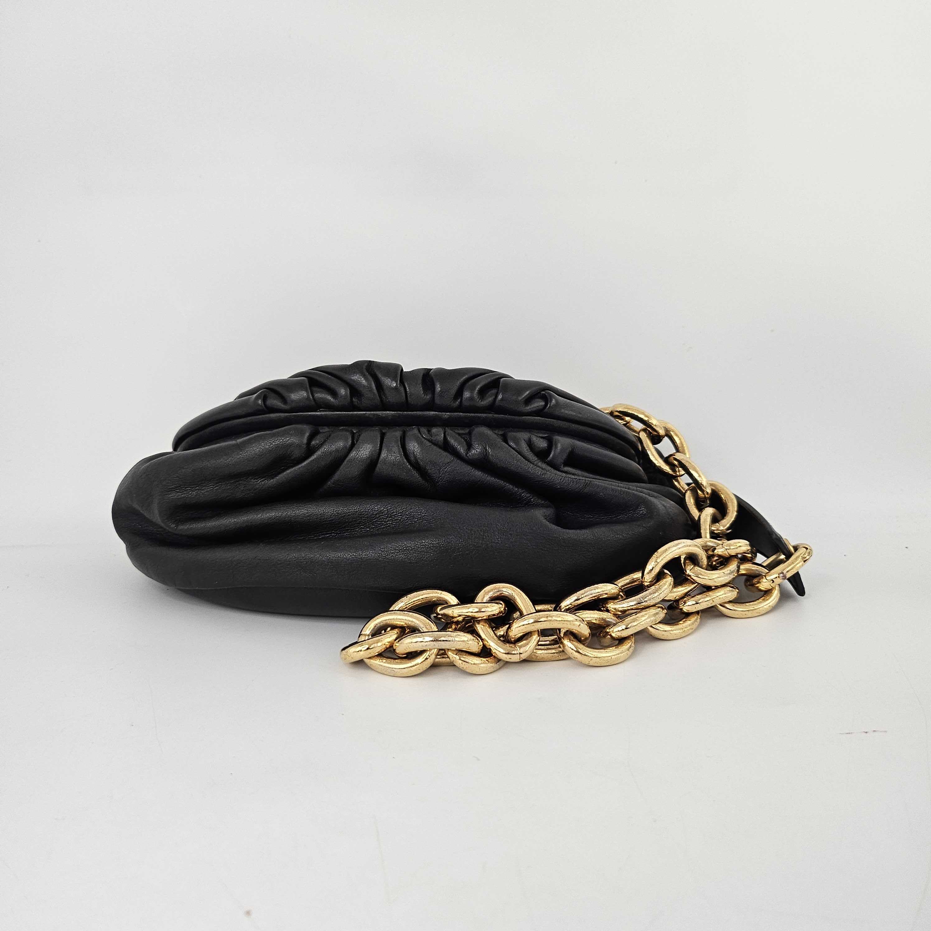 Belt Chain Pouch in Black Leather [ReSale]