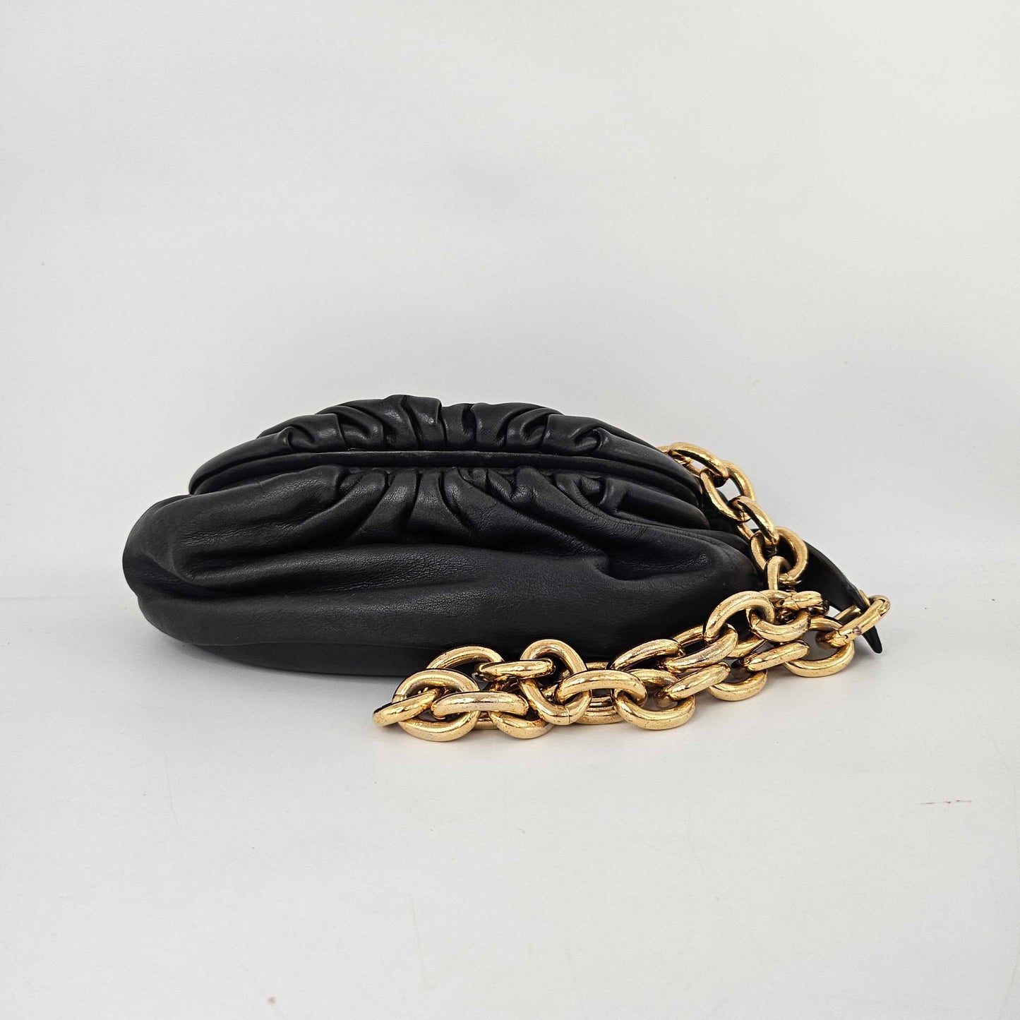 Belt Chain Pouch in Black Leather [ReSale]