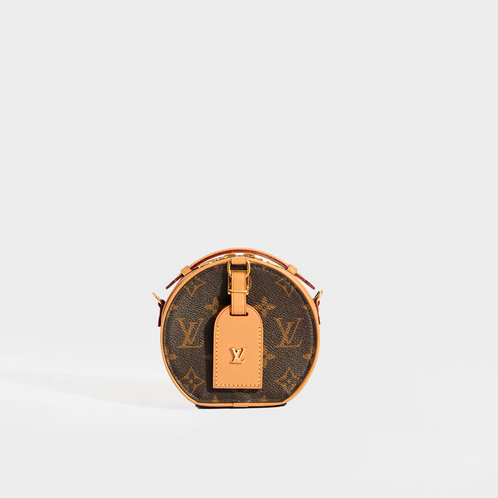 Mini Boite Chapeau in Brown Monogram