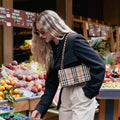 Vintage Check Bouclé Small Lola Bag