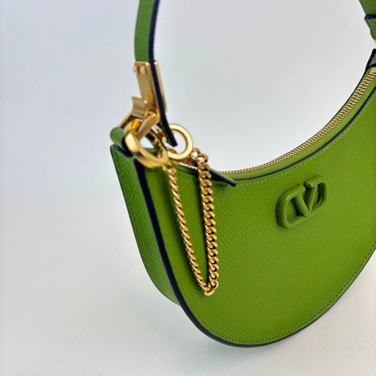 VALENTINO Garavani V-Logo Signature Mini Bag in Green [ReSale