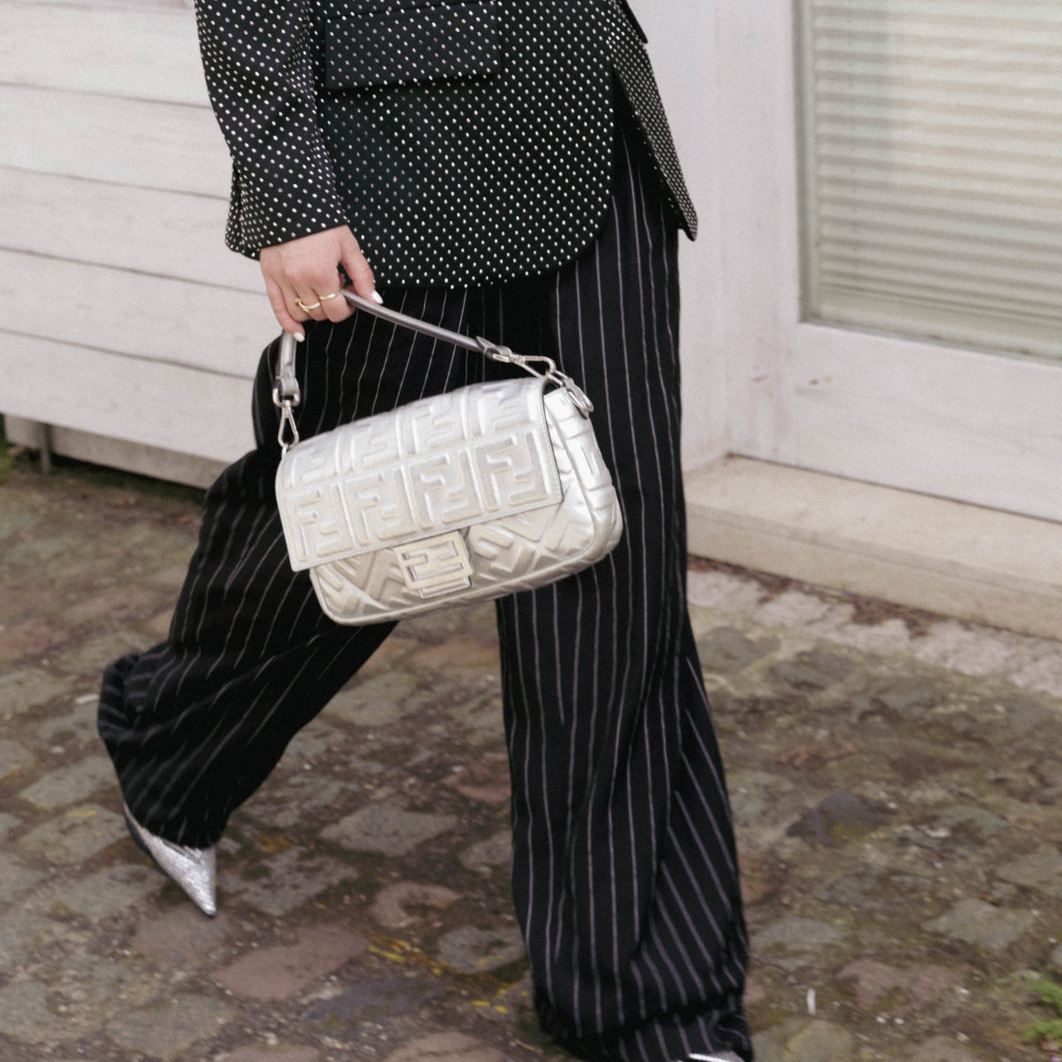 藤井フミヤ　FF Cutout bag「Silver Cage」 FF Cutout bag「Silver Cage」 | FFメイルオーダー | FUMIYA