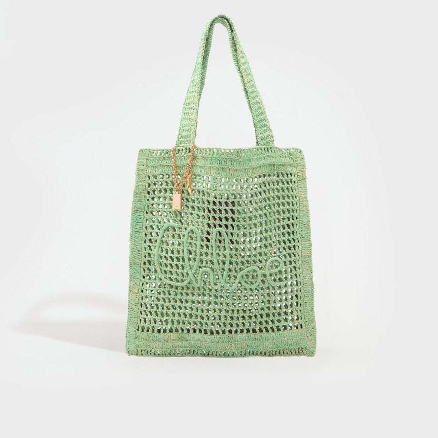 Summer Banana Tote in Sage Green