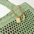 Summer Banana Tote in Sage Green