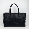 Executive Cerf Tote in Black Caviar Leather