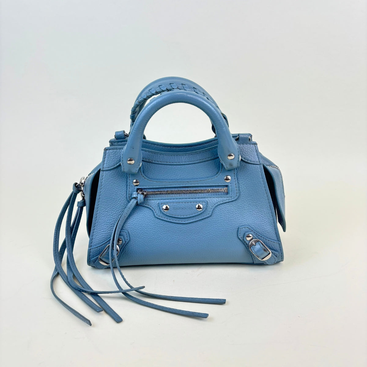 Mini Neo Classic City Leather Bag in Blue Grey [ReSale]