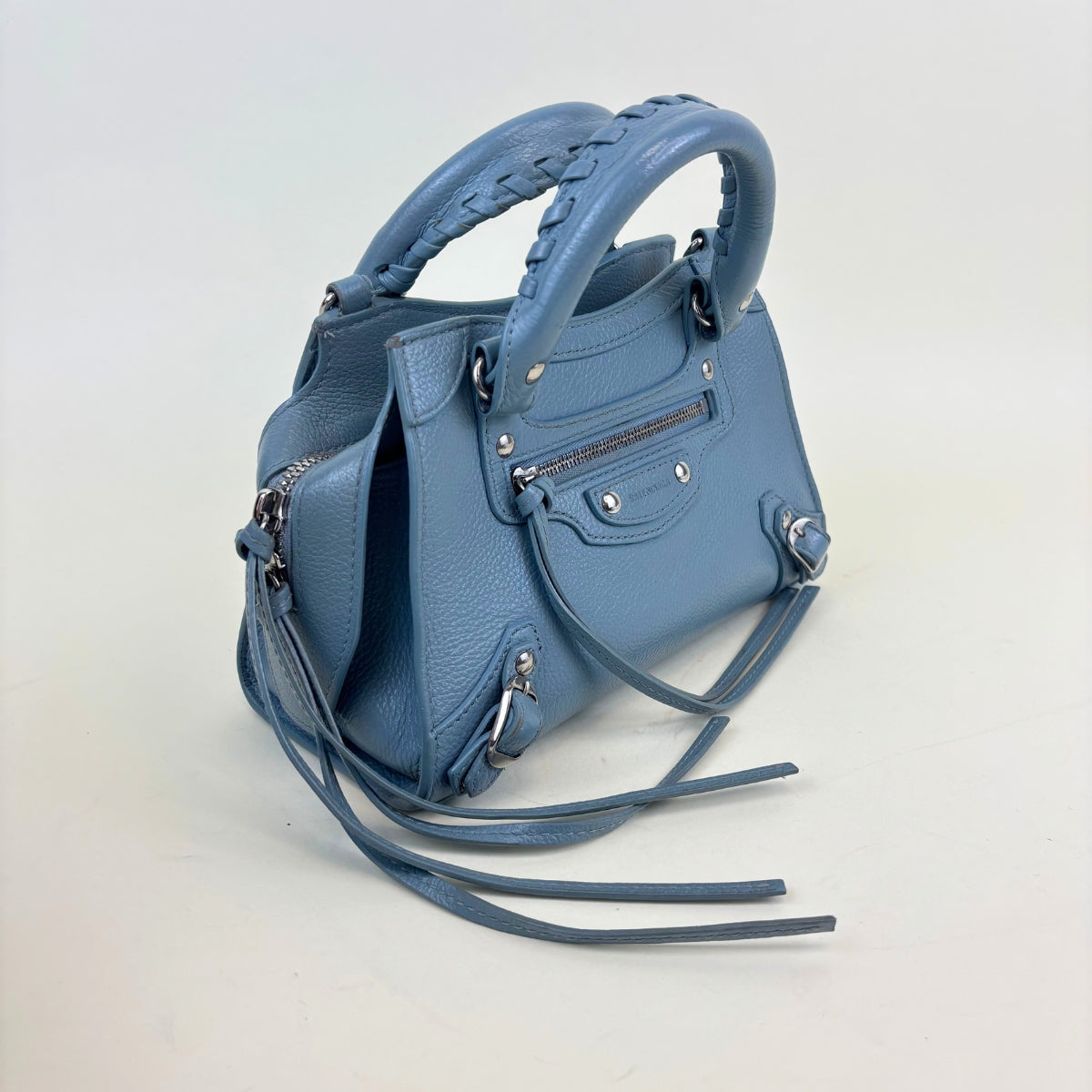 Mini Neo Classic City Leather Bag in Blue Grey [ReSale]