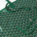Saint Louis GM Canvas and Leather-Trim Tote in Green