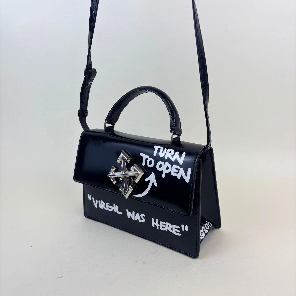 ショルダーバッグ offwhite virgilabloh louisvuitton OFF-WHITE | Jitney 1.4 Leather Shoulder Bag - 