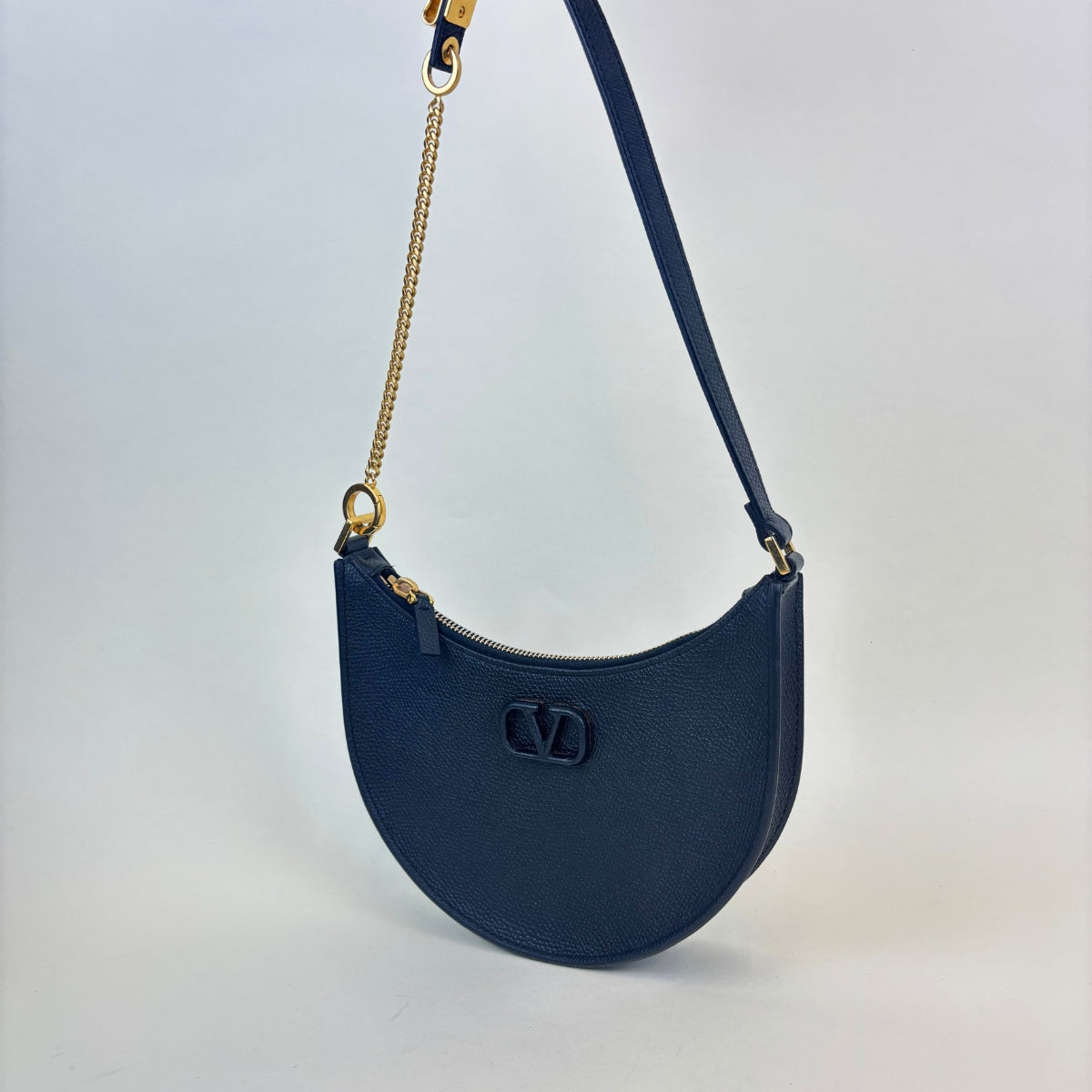 Garavani V-Logo Signature Mini Shoulder Bag in Black [ReSale]