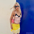 CC Funky Town Mini Lambskin Bag in Pink