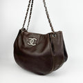 Vintage Sensual CC Tote in Brown Leather