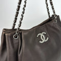 Vintage Sensual CC Tote in Brown Leather
