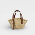 Small Basket Bag in Brown