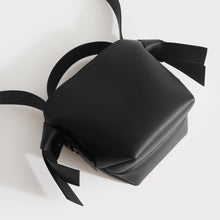 Load image into Gallery viewer, ACNE STUDIOS Musubi Mini Knotted Leather Crossbody Bag in Black