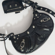 Load image into Gallery viewer, BALENCIAGA Cagole XS Studded Textured-Leather Shoulder Bag in Black