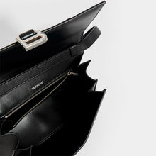 Load image into Gallery viewer, BALENCIAGA Hourglass Baguette Grained Leather Shoulder Bag [ReSale]