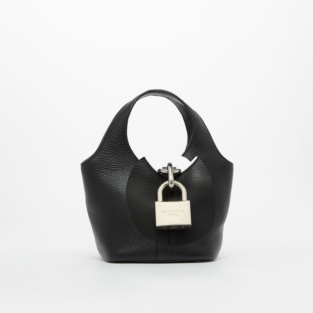 BALENCIAGA Locker Hobo Tote in Black | COCOON