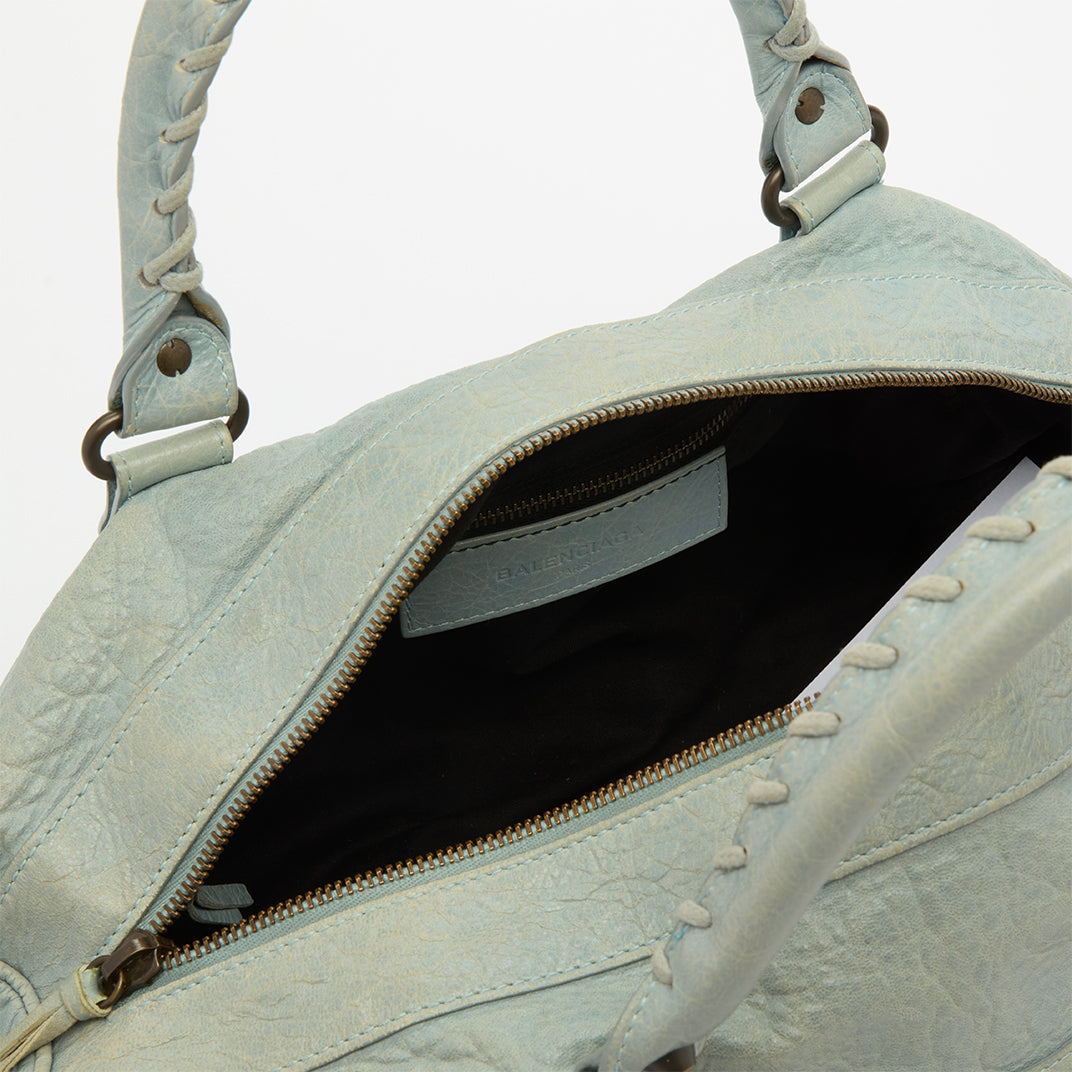 Medium Motorcross Bag in Light Blue