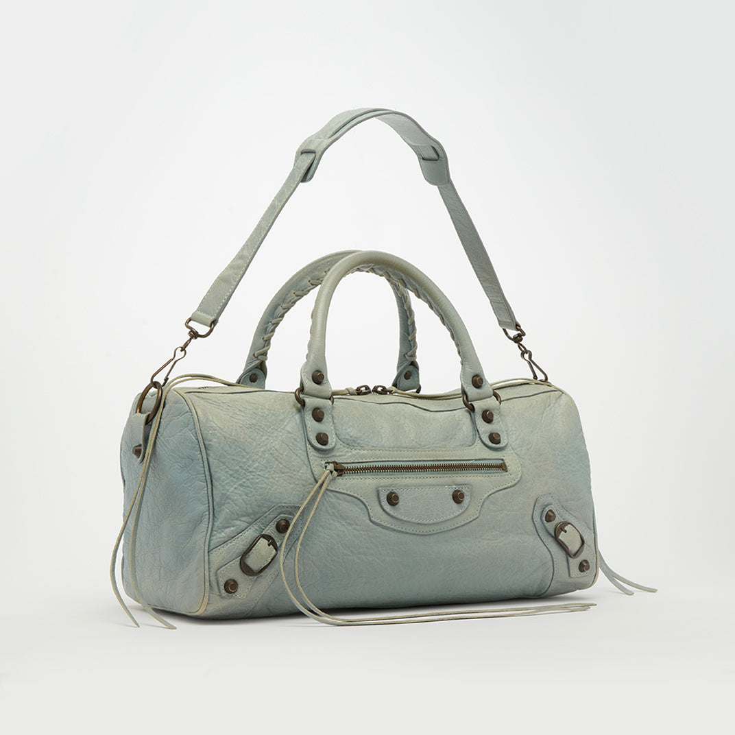 Medium Motorcross Bag in Light Blue