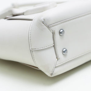BOTTEGA VENETA Arco Small Intrecciato Leather Tote Bag in White [ReSale]